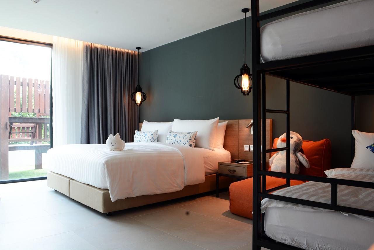Fusion Suites Phuket Patong Eksteriør bilde Family room at The Base